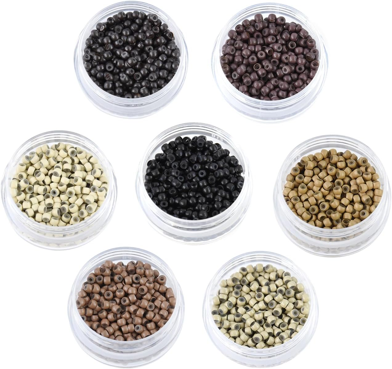 Nanoringe Mit Silikon 3,0 Mm Nano Ringe Microringe Mit Silikon F&uuml;r Extensions