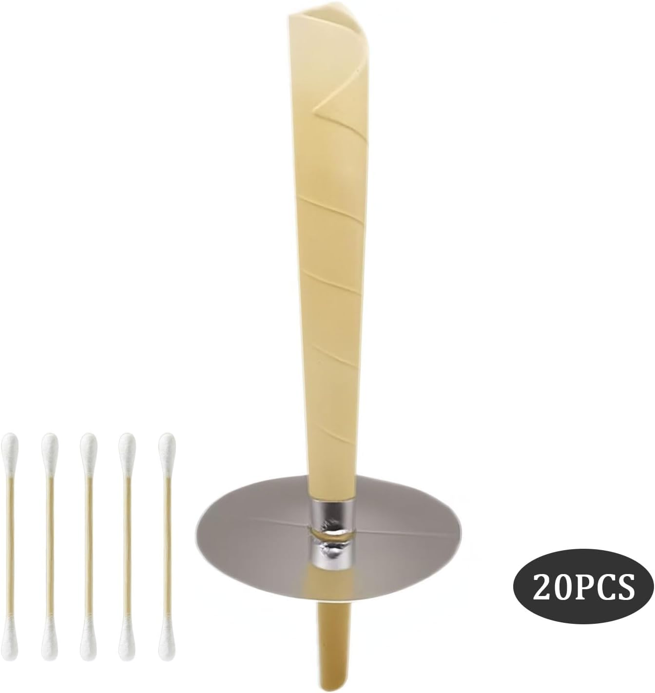 20 Pcs Ear Candles Wax Remover, Ear Wax Candles, Ear Cleaner Tool, for Safe Ear Wax Removal Kit,Suitable for Earwax Removal of Adults and Children image number 2