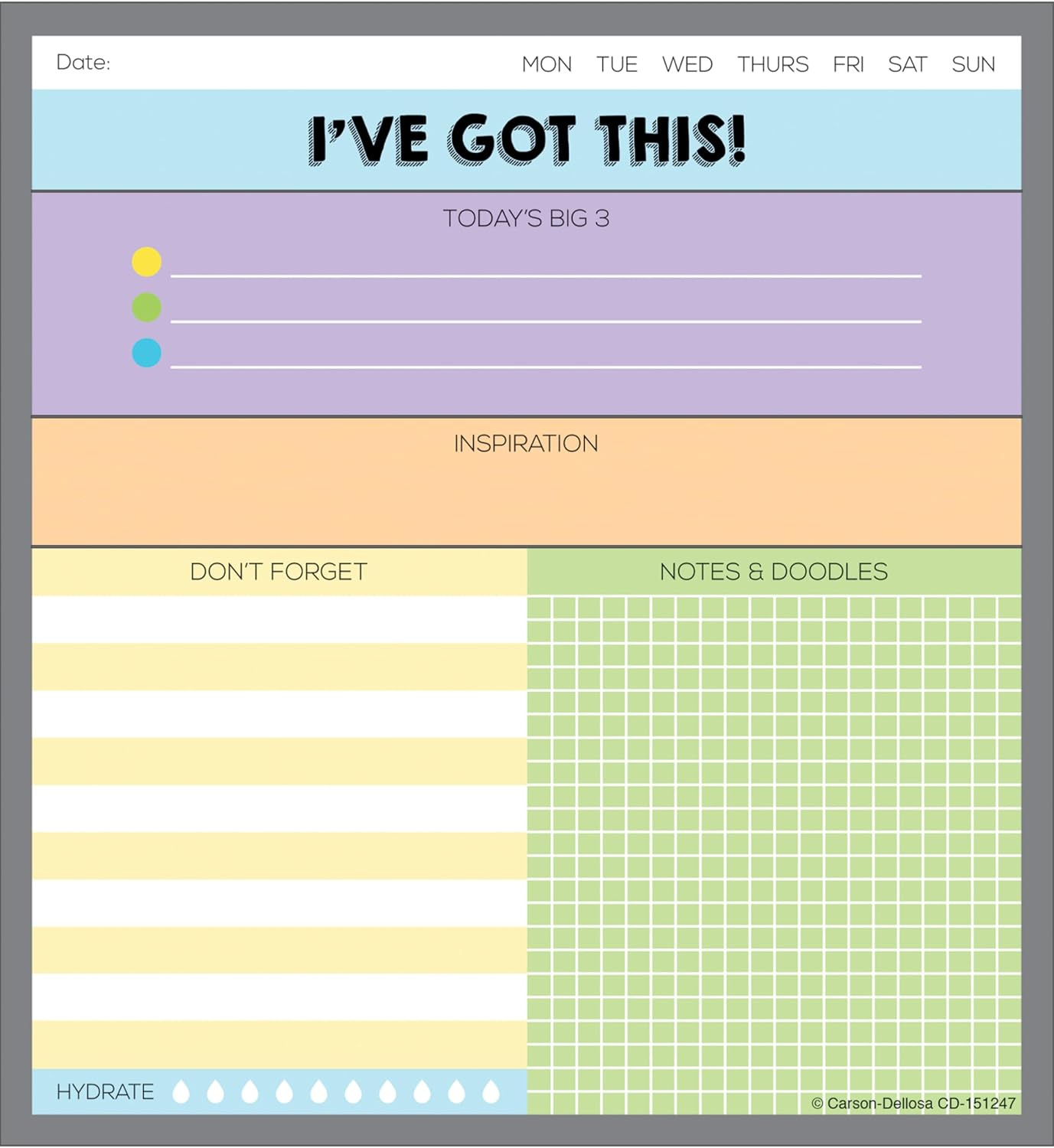 Today'S Plan Notepad