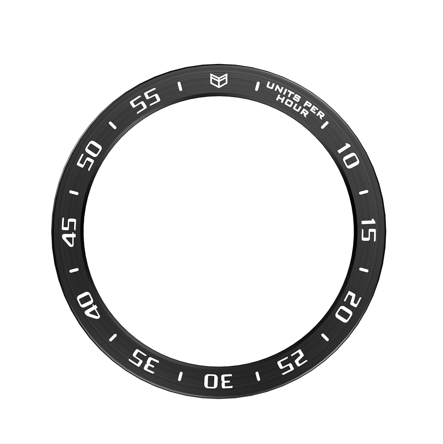 GIOPUEY Protective Ring Compatible with Samsung Galaxy Watch 5 44 Mm, Bezel Ring Bezel Styling Bezel Protective Case, Protective Ring Made of Aluminium Alloy Metal - A-Black image number 6