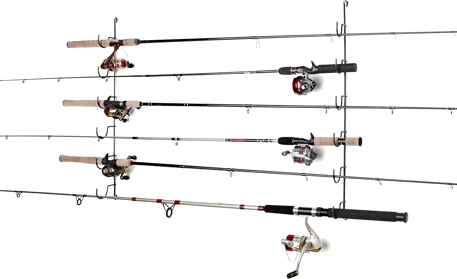 Rack'Em Horizontal 6-Rod Fishing Rod Rack, (7006) image number 2