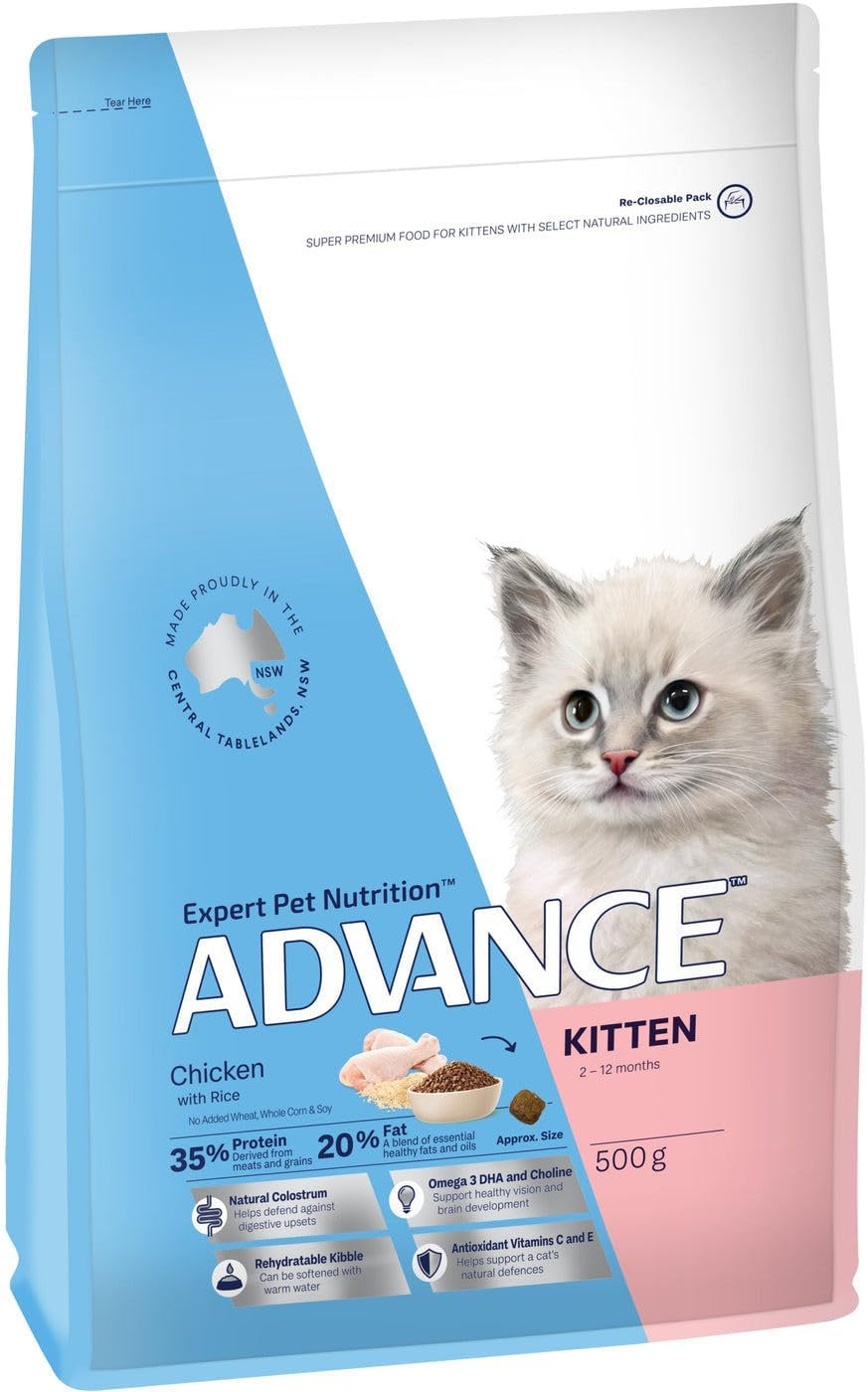 Advance Chicken & Rice Kitten Dry Food 500 G image number 2