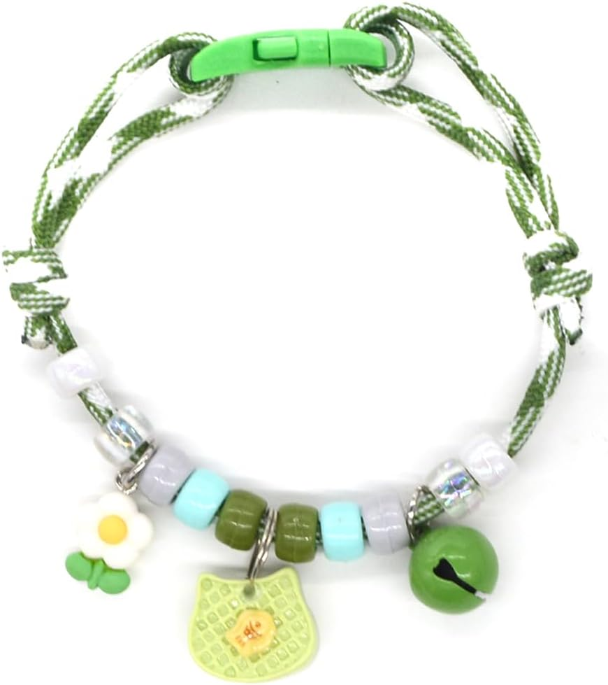 Kitten Collars with Bells, Personalised Pet Accessories, Adjustable Collars for Girls and Boys, Collars, Cat Collars with Safety Buckles image number 2