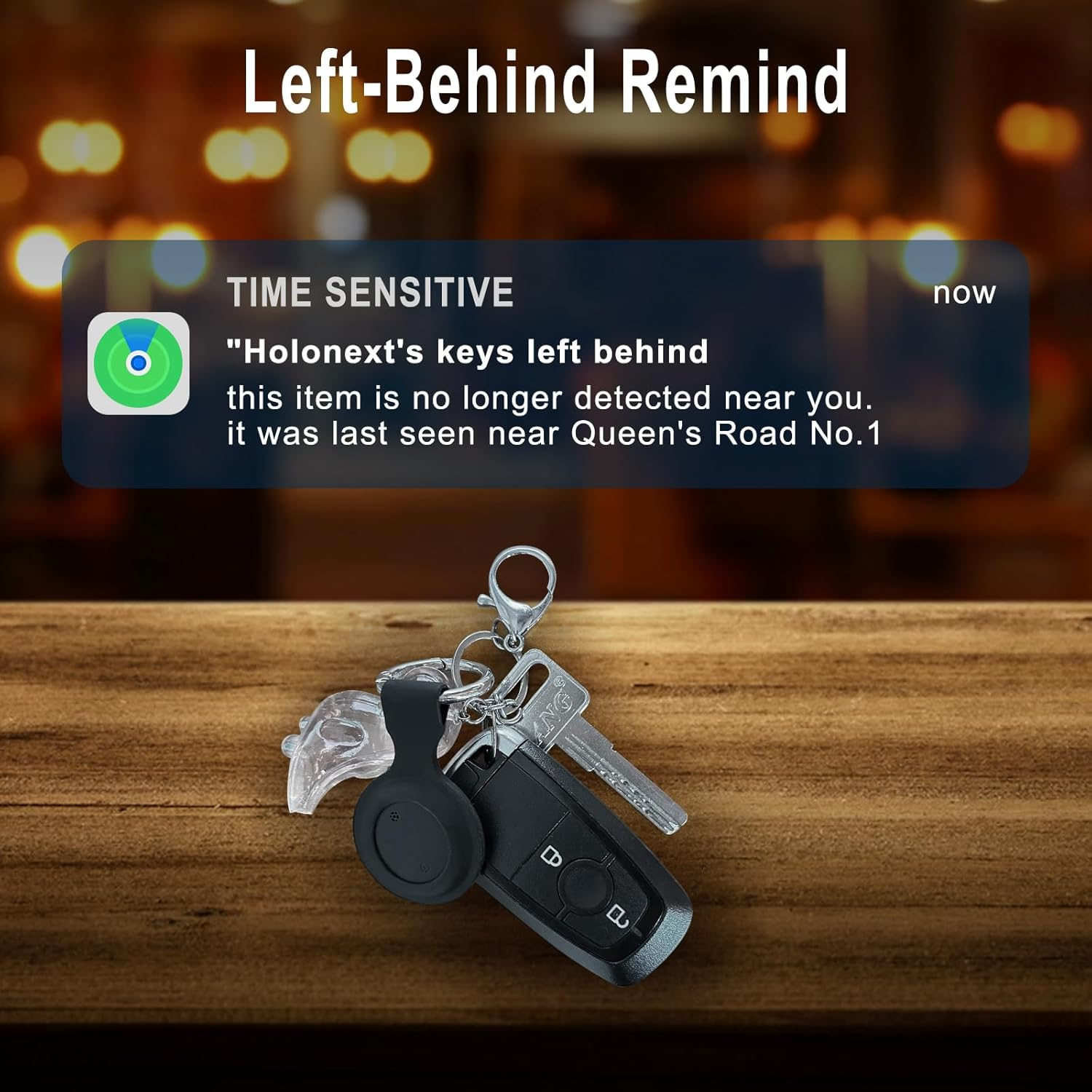 ICOO Airtags,Tracker Smart Tracker,Working with Apple Find My. Perfect for Locating Keys, Luggage, Backpacks, and Pets. with Replaceable Batteries, Loud Beeps, and Worldwide Tracking 1-Pack. image number 5