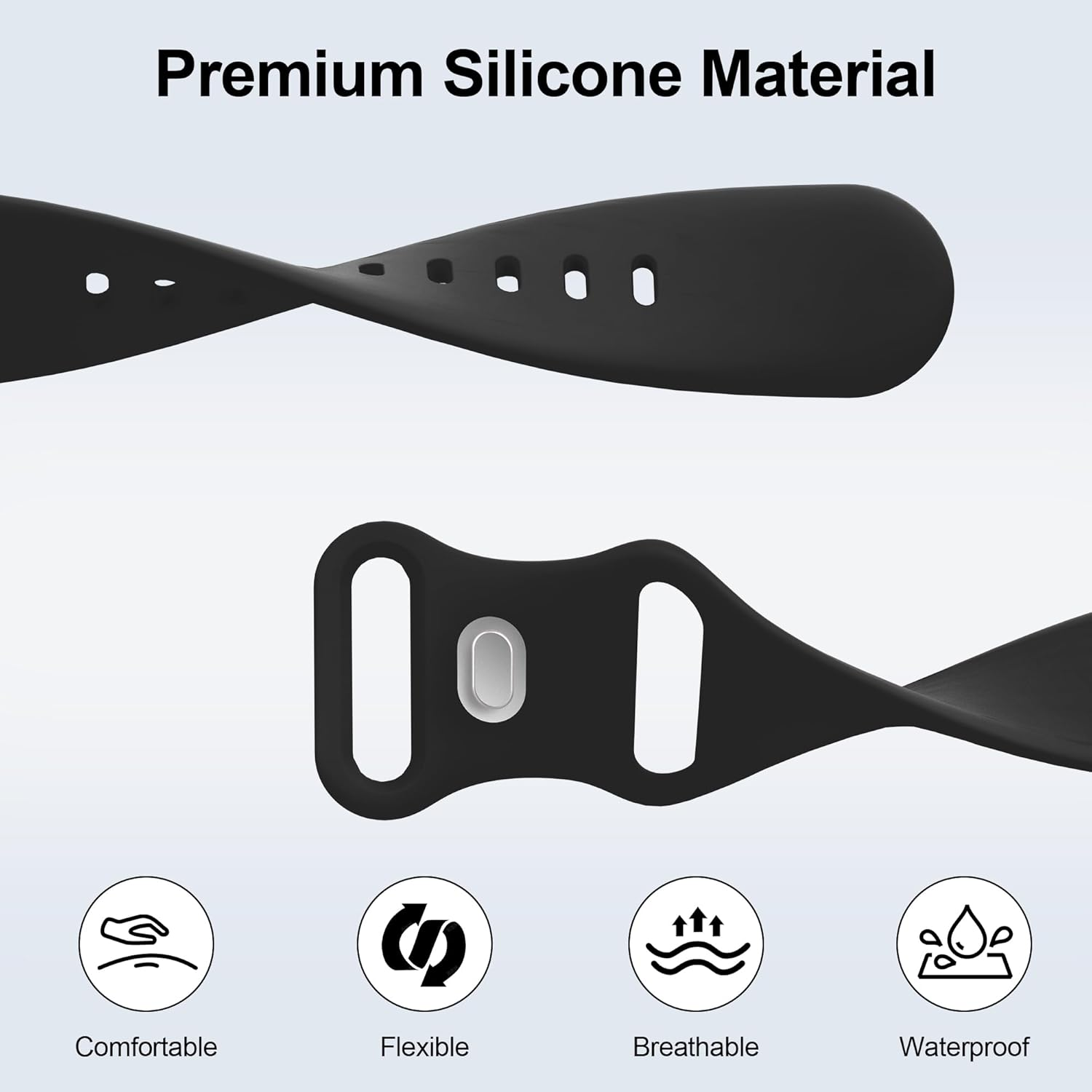 12 Pack Bands Compatible with Samsung Galaxy Watch 7 6 5 4 40Mm 44Mm/6 4 Classic 43Mm 47Mm 42Mm 46Mm/5 Pro 45Mm/Active 2 Band for Women Men, Silicone Sport Breathable Strap image number 5