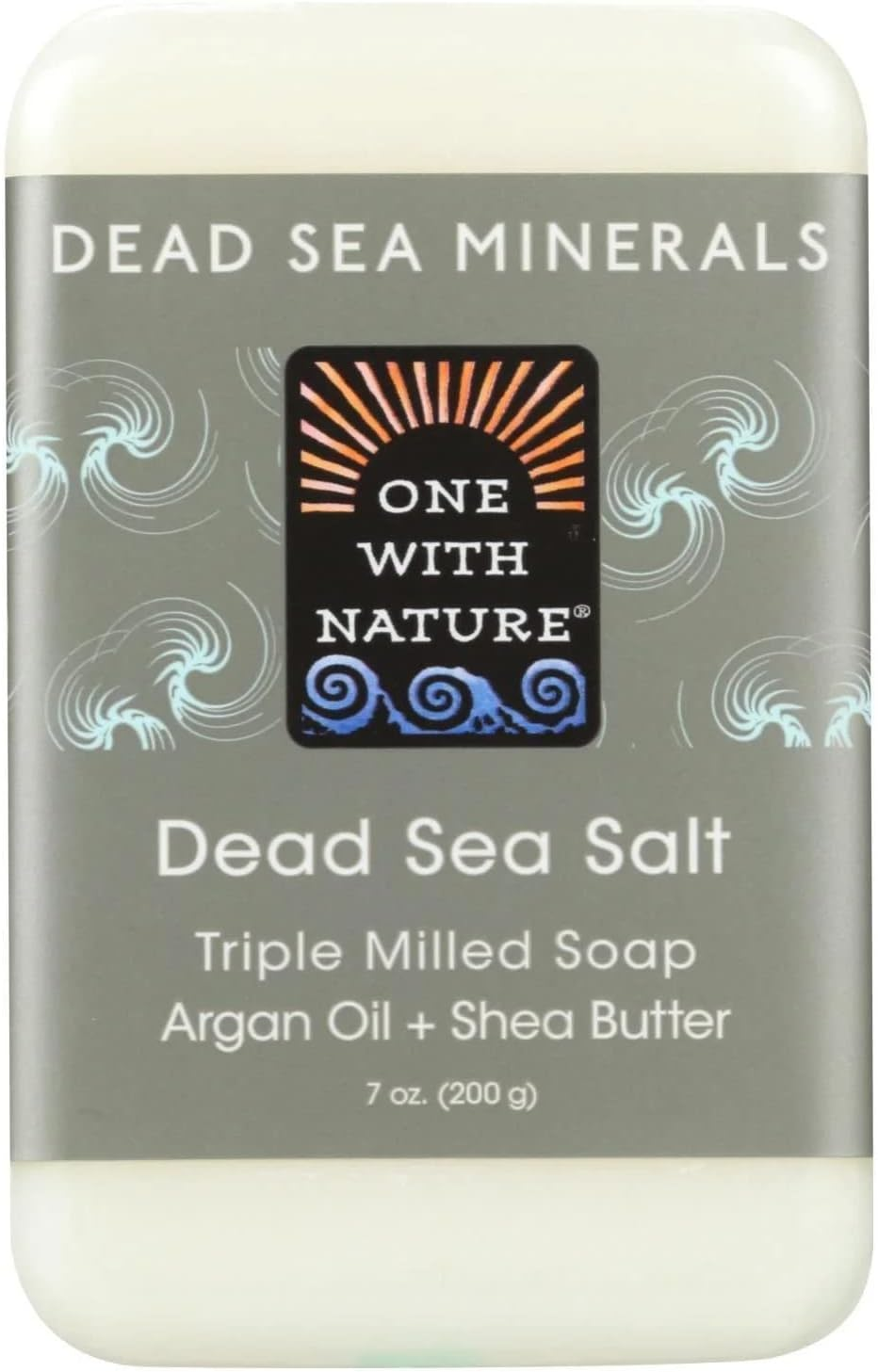 One with Nature Dead Sea Salt Bar Soap, 210Ml - 2 per Case.
