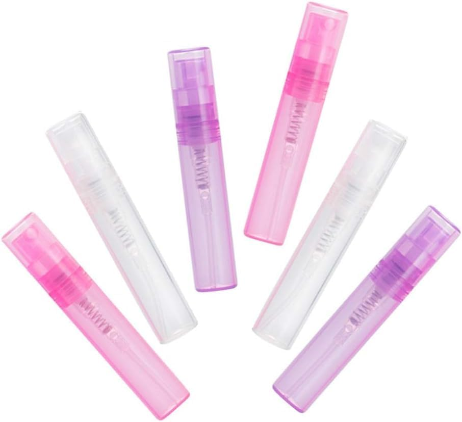 Perfume Atomiser 50Pcs Mini Sample Atomizer Spray Travel Perfume Bottle Fine Mist Empty Bottle Fragrance Perfume Scent Containers (2Ml Random Color) (Color : 3ML) image number 1