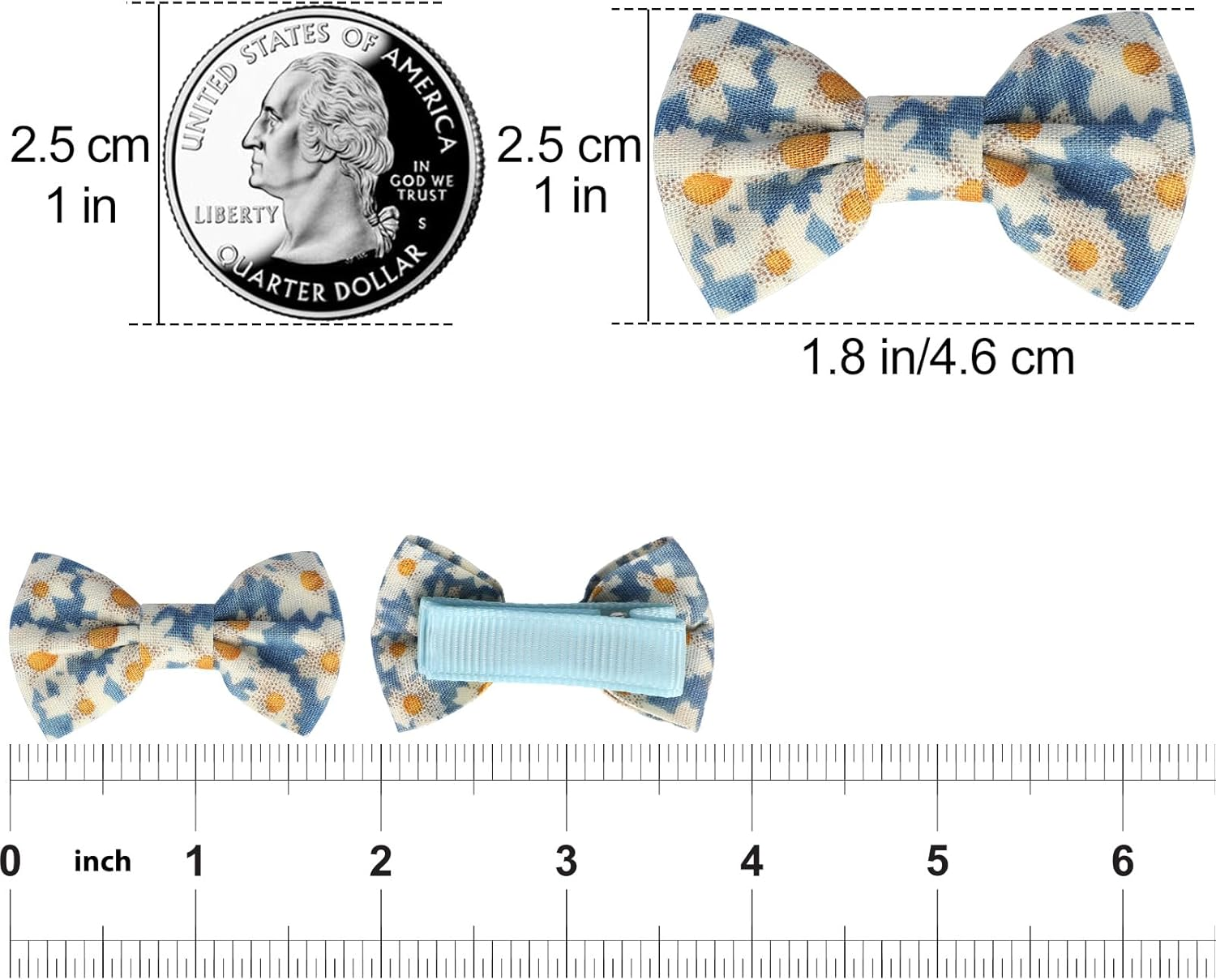 JESSCAT 37 Pcs Hair Clips for Girls with Bows Flower, Fully Lined Alligator Clips and Barrettes, Fabric Handmade Barrettes Hair Accessories for Girls Baby Infants Toddler Kids image number 1