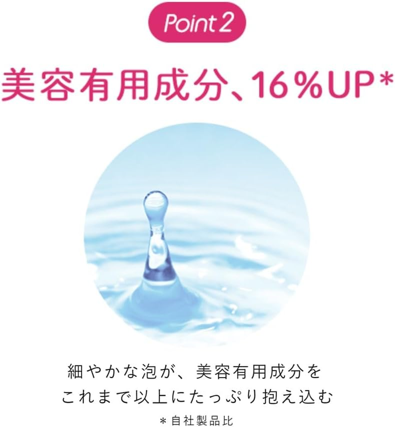 Senka SENKA Perfect Whip Collagen in a Facial Cleansing Foam, 4.2 Oz (120 G) X 2 Packs + Free Drying, Moisturizing, Shiny, Beauty Essence Ingredient, Foam image number 5