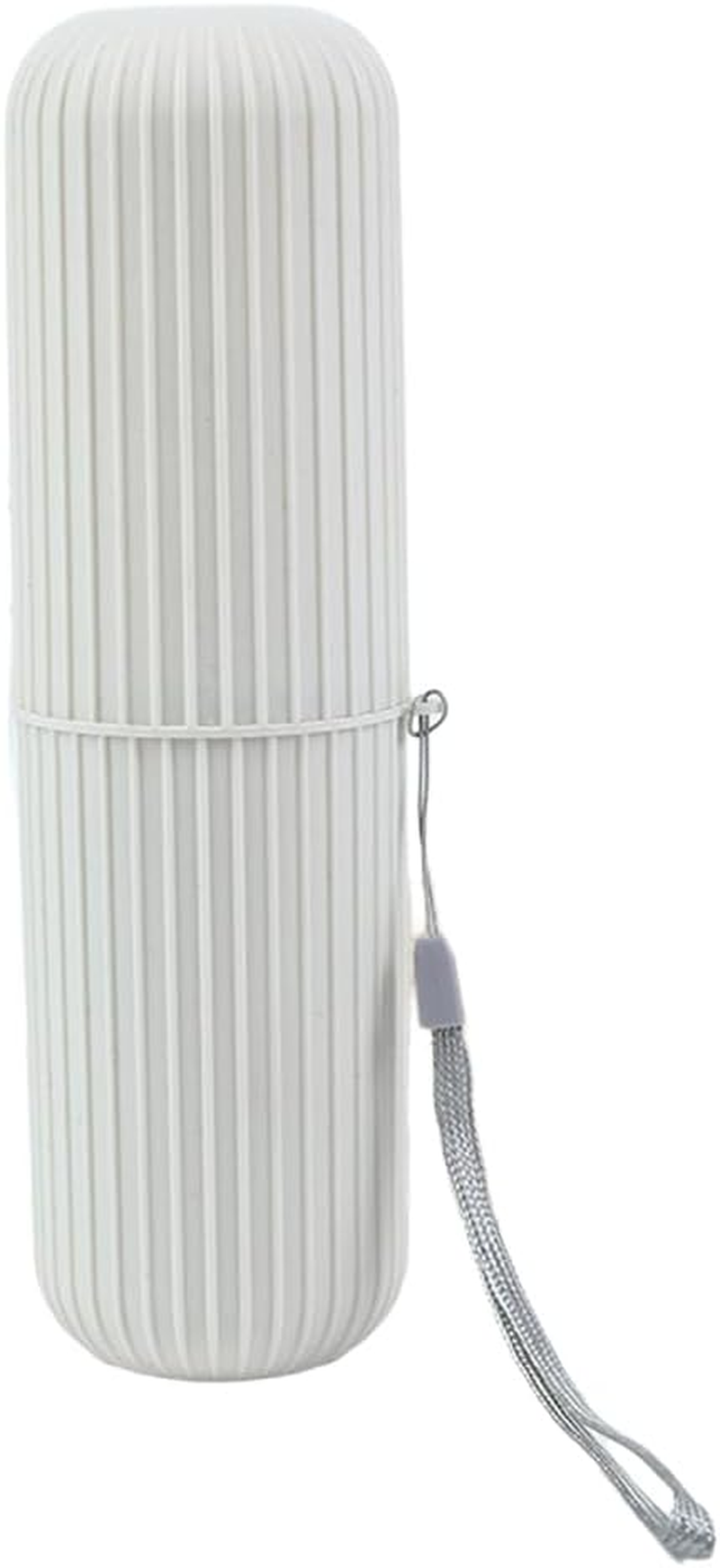 AIMALL Portable Travel Toothbrush and Toothpaste Holder - Compact Bathroom Storage Box Case, Durable Plastic