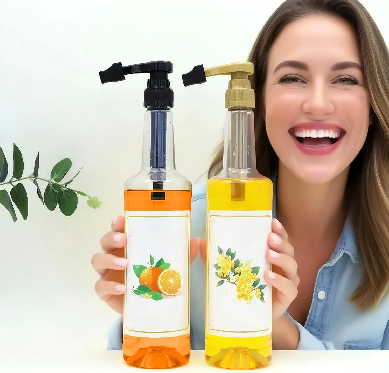 Koceci 25 PCS Coffee Syrup Pump Covers, Silicone Syrup Pump Caps, Pourer Covers Pourer Caps Fits for Pour Dispenser, Oil Liquor Bottle (Black) image number 4