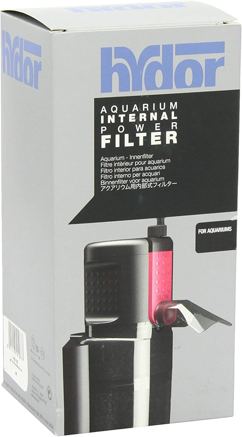 Hydor Crystal Internal Filter for 120-200 Litre Aquarium R10 Duo, 800Lph Pump Flowrate