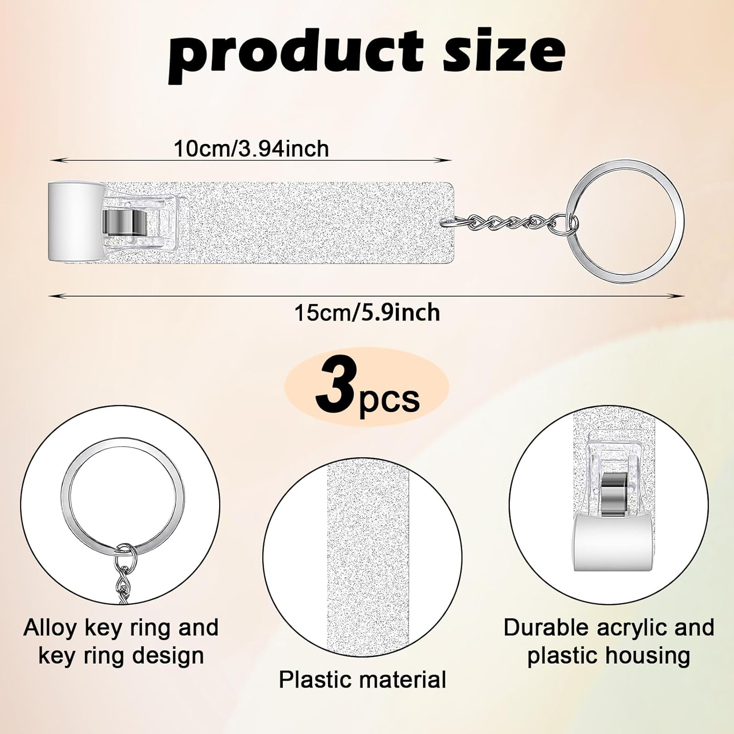 Guduling 3-Pack Card Grabbers for Long Nails,Silver Card Grabber,Cards Clip for Long Nails,For Easy Access, Ideal for Manicures, Arthritis or Limited Finger Mobility image number 4