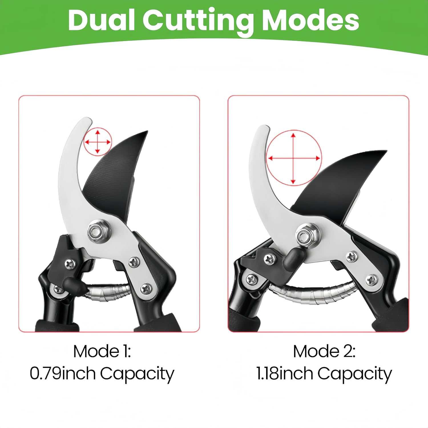 UUNXAM Pruning Shears& Garden Secateurs, Easy to Use Gardening Tools with Grip Handles Sharp, for Plants, Flowers, Bonsai & Branch Trimming image number 4