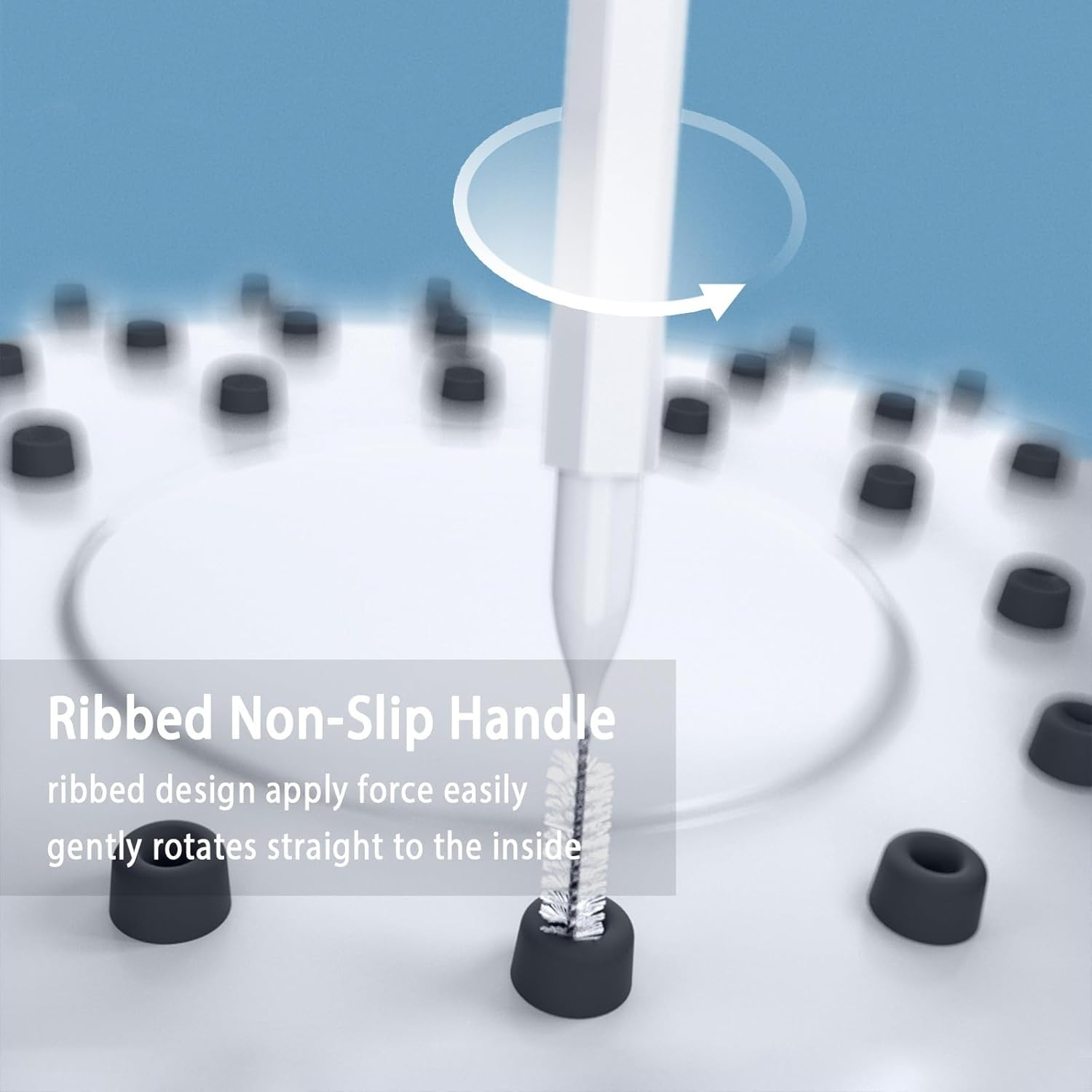 Shower Head Cleaning Brush for Small Hole, Multifunctional Shower Head Cleaner Tool Anti-Clogging Nozzle with Storage Boxes, Showerhead Cleaning Brushes Picks for Household, 20 Pcs image number 5