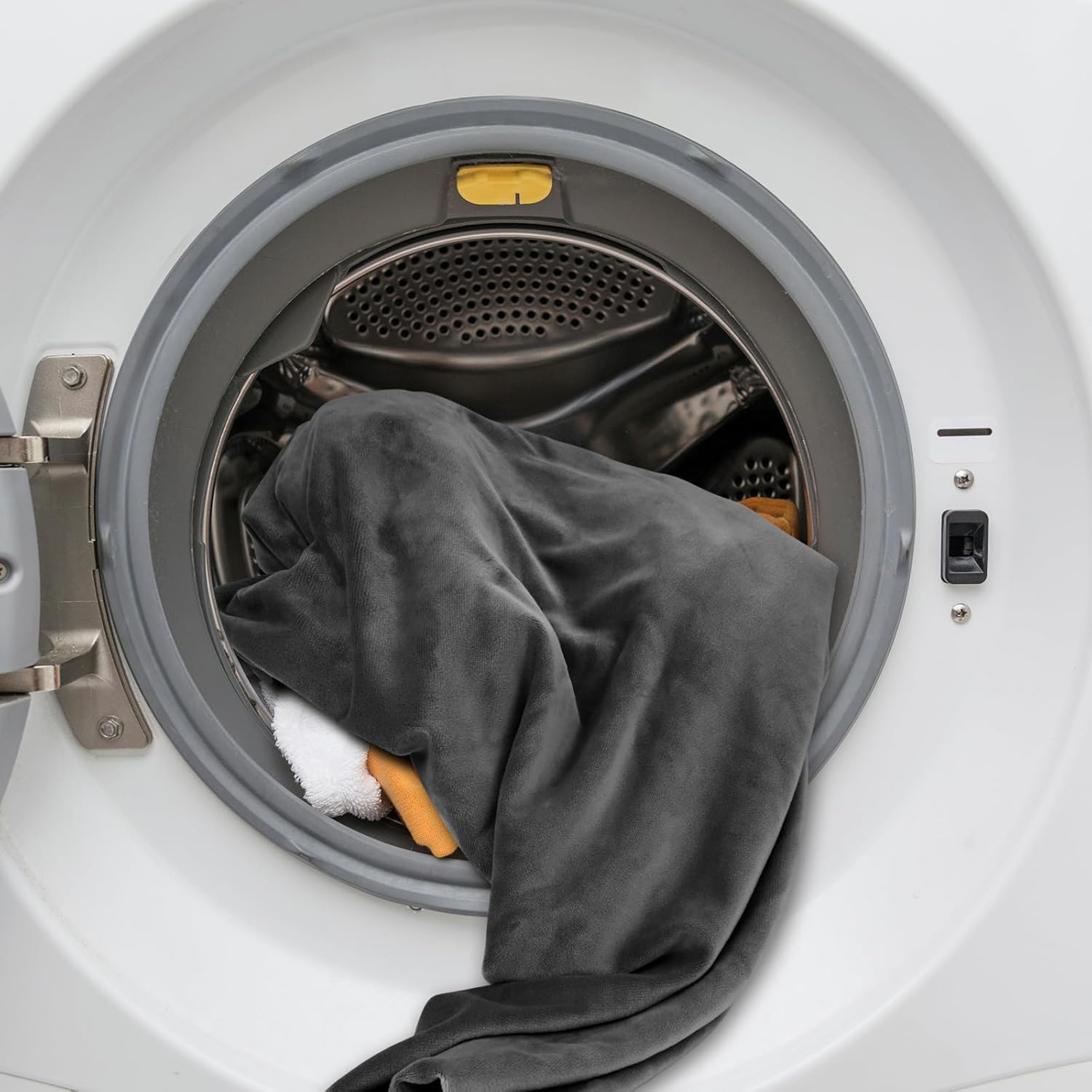 Yanclife Bed Headboard Covers, Universal Stretch Headboard Cover, Modern Velvet Elastic Dustproof Protector Cover for King/Double Bed (Dark Gray, 150-170 CM) image number 4