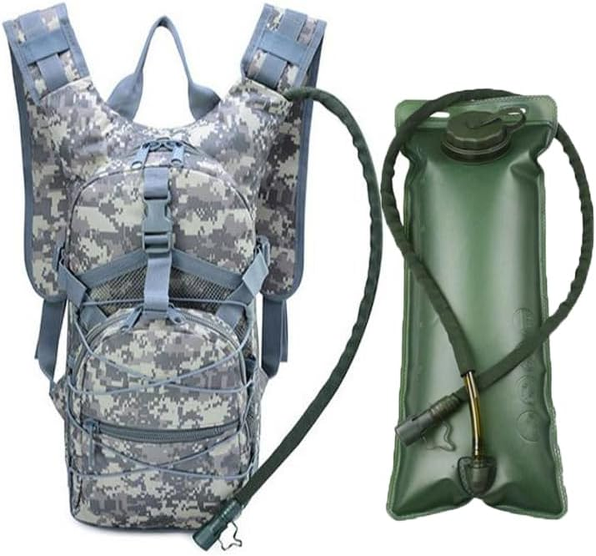 Hydration Backpack Water Backpack with 3L Water Bladder Phone Protection Waterproof Fabric for Outdoor Sports Running Hiking Camping Climbing Cycling Skiing