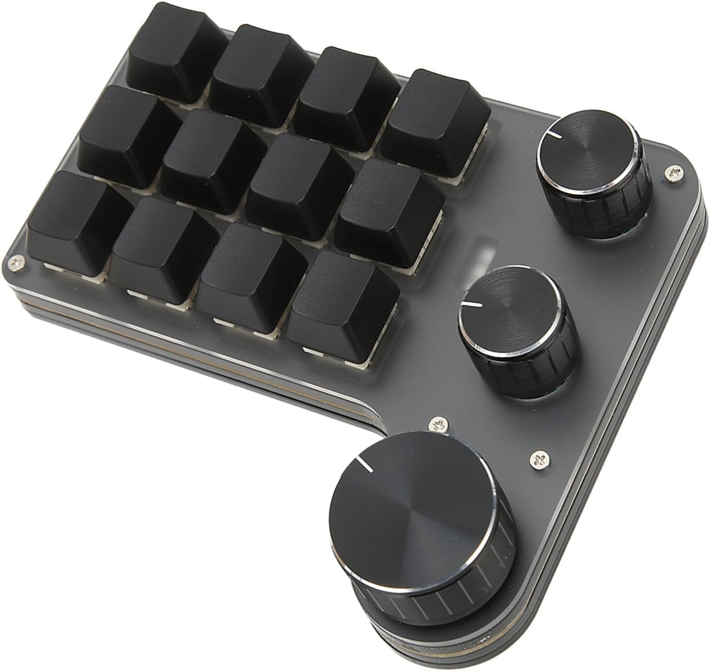 12 Key 3 Knob Mechanical Keyboard, Customization Function Red Switch Ergonomic Design, for for Vista for Linux (Wired USB) image number 2