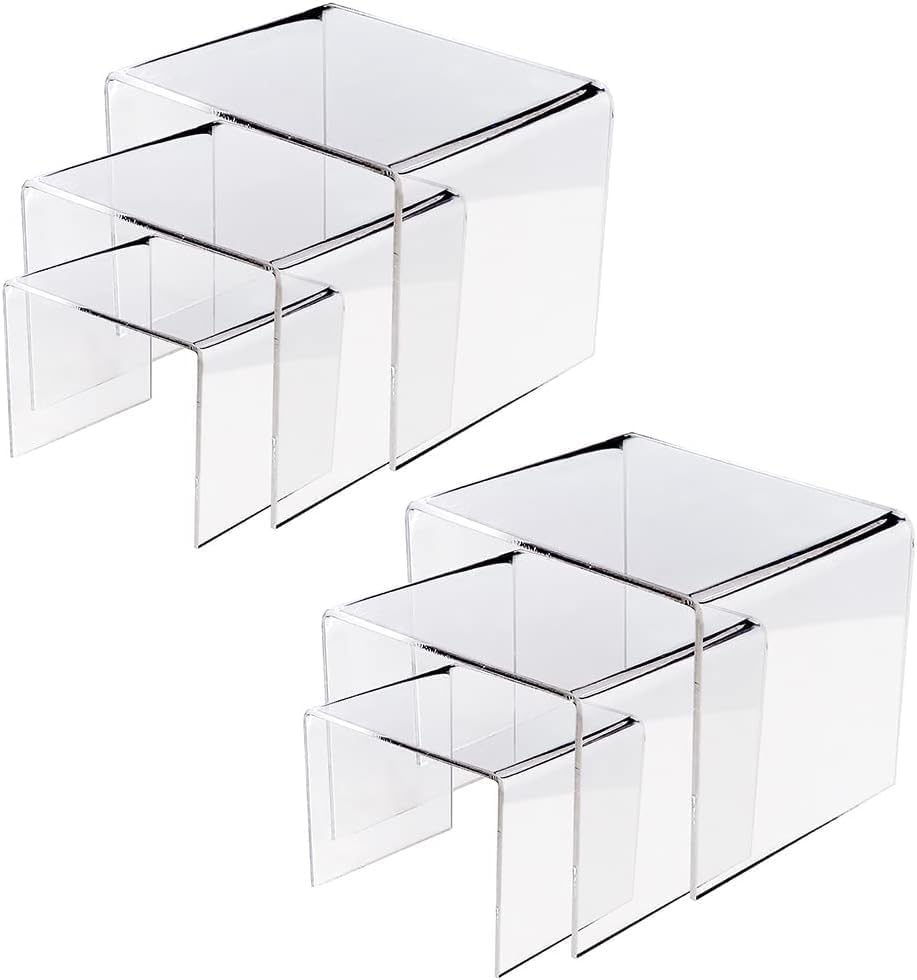 Clear Acrylic Display Risers Acrylic U-Shaped Display Stand,6Pcs U-Shaped Acrylic Risers Acrylic Display Stand Clear Risers,Acrylic Display Risers Acrylic U-Shaped Display Stand Riser Display Stand image number 5