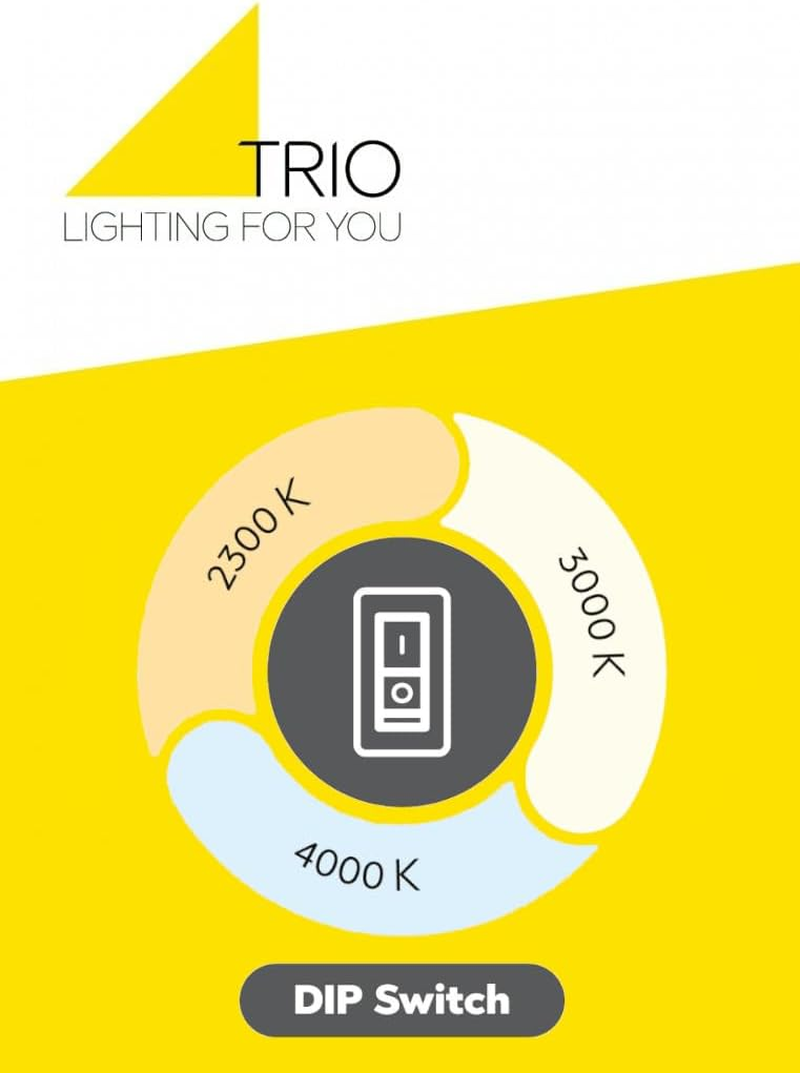 Trio Leuchten Ambala 849210431 LED Spotlight Metal Matt White with 4X 5.5 Watt Leds Adjustable Light Colour Switch Dimmer image number 2