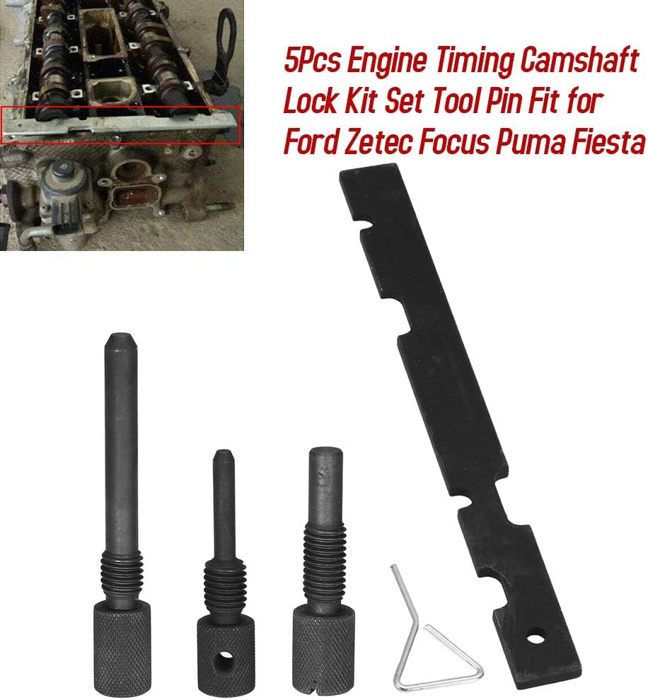 Engine Timing Camshaft Lock Kit Set Tool Pin Replacement for Ford Zetec Focus Puma Fiesta GTRH image number 4