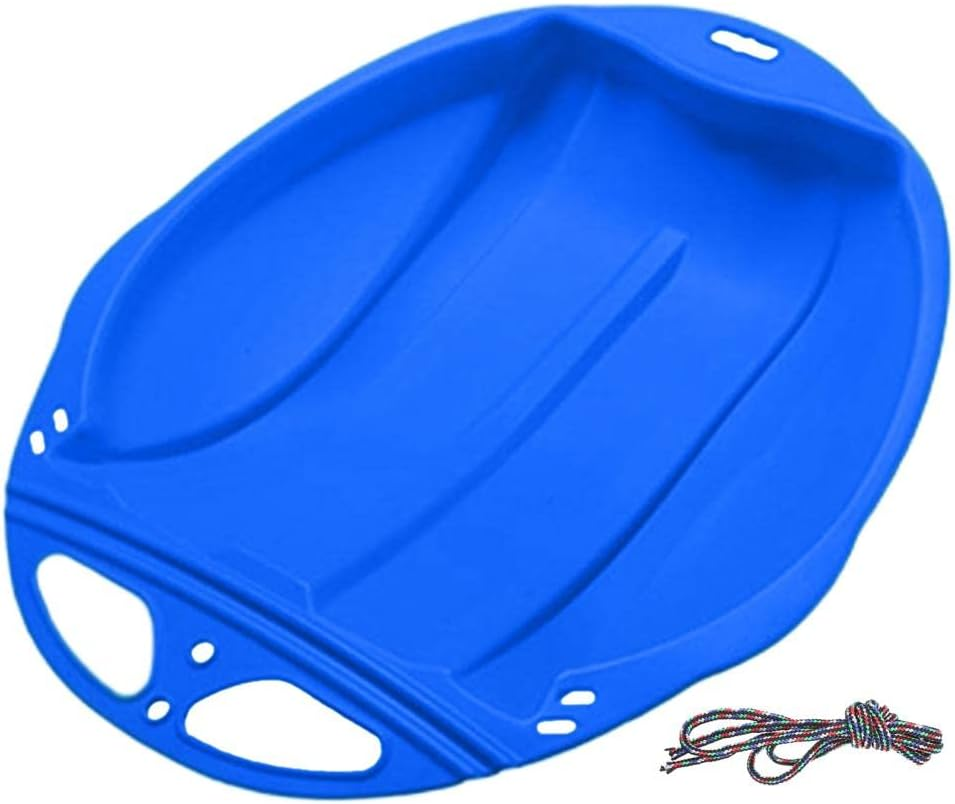 Aternee Snow Sled Sledge Skiing Toboggan Board Outdoor Luge Sports Game Kids - Red image number 4