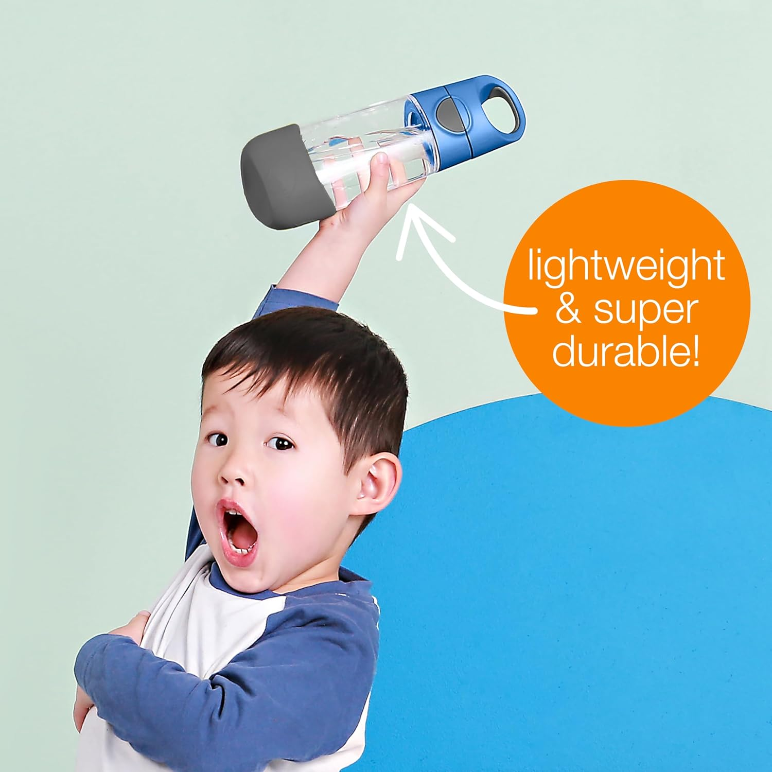 B.Box Tritan Drink Bottle, Indigo Rose, 450 Ml Capacity image number 6