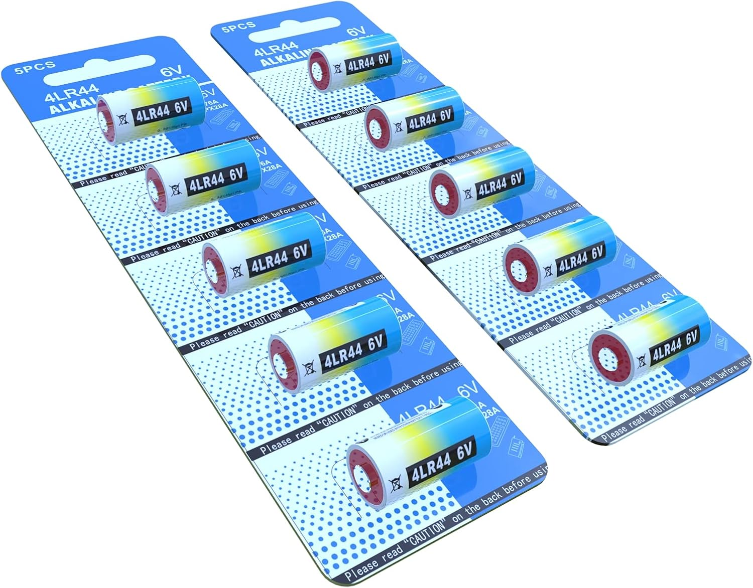 EX-ENEGY 4LR44 476A PX28A 6V Alkaline Batteries 10 Pack image number 1