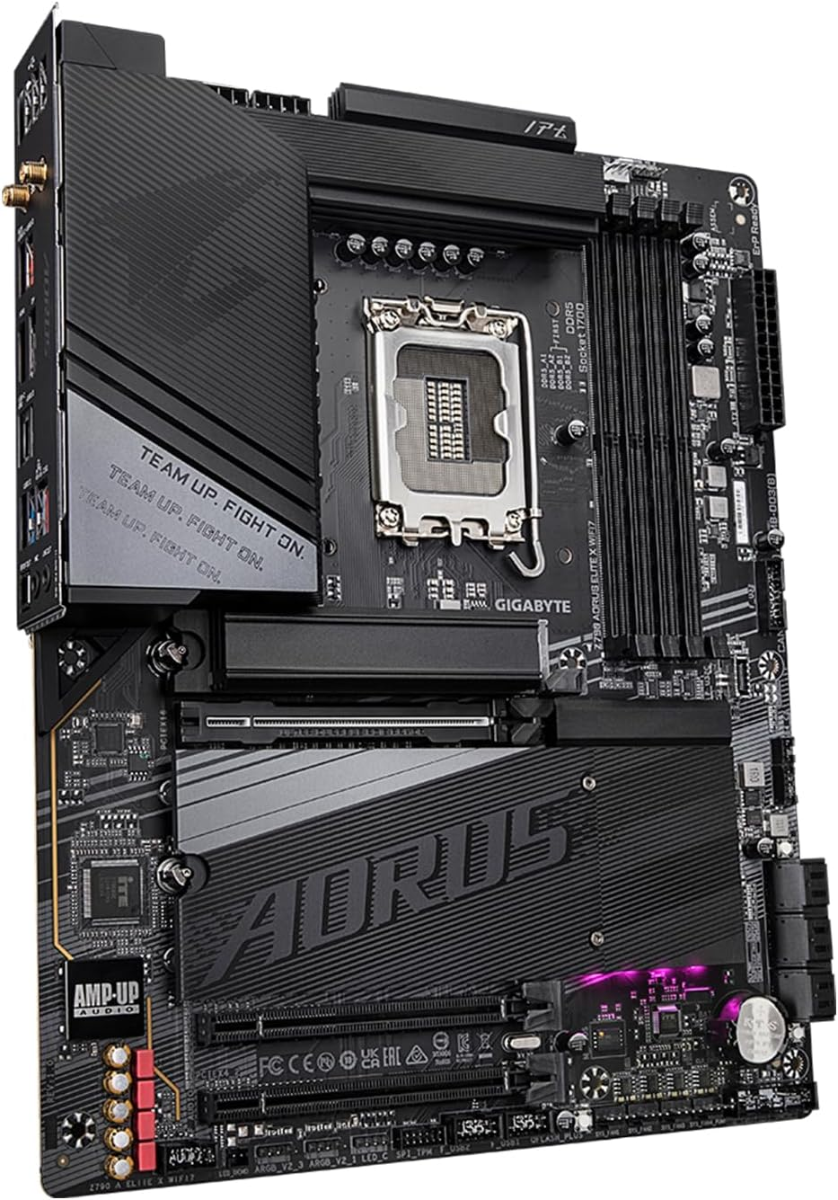 GIGABYTE Z790 AORUS Elite X WIFI7 (LGA 1700/ Intel/ Z790 X/ATX/ DDR5/ 4* M.2/ Pcie 5.0/ USB 3.2 Type-C/Wi-Fi 7/2.5Gbe Lan/Q-Flash Plus/Ez-Latch Plus/Motherboard)