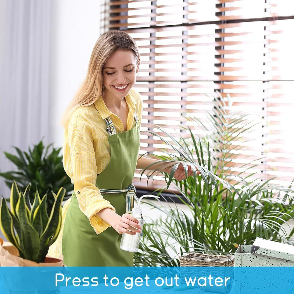 8 Pieces Plastic Squeeze Bottles, Squeeze Tip Watering Bottles with Graduated Labels, Suitable for Chemical Industry, Laboratory, Watering Flowers, Rinsing Plant Leaves and Various Details Use image number 3