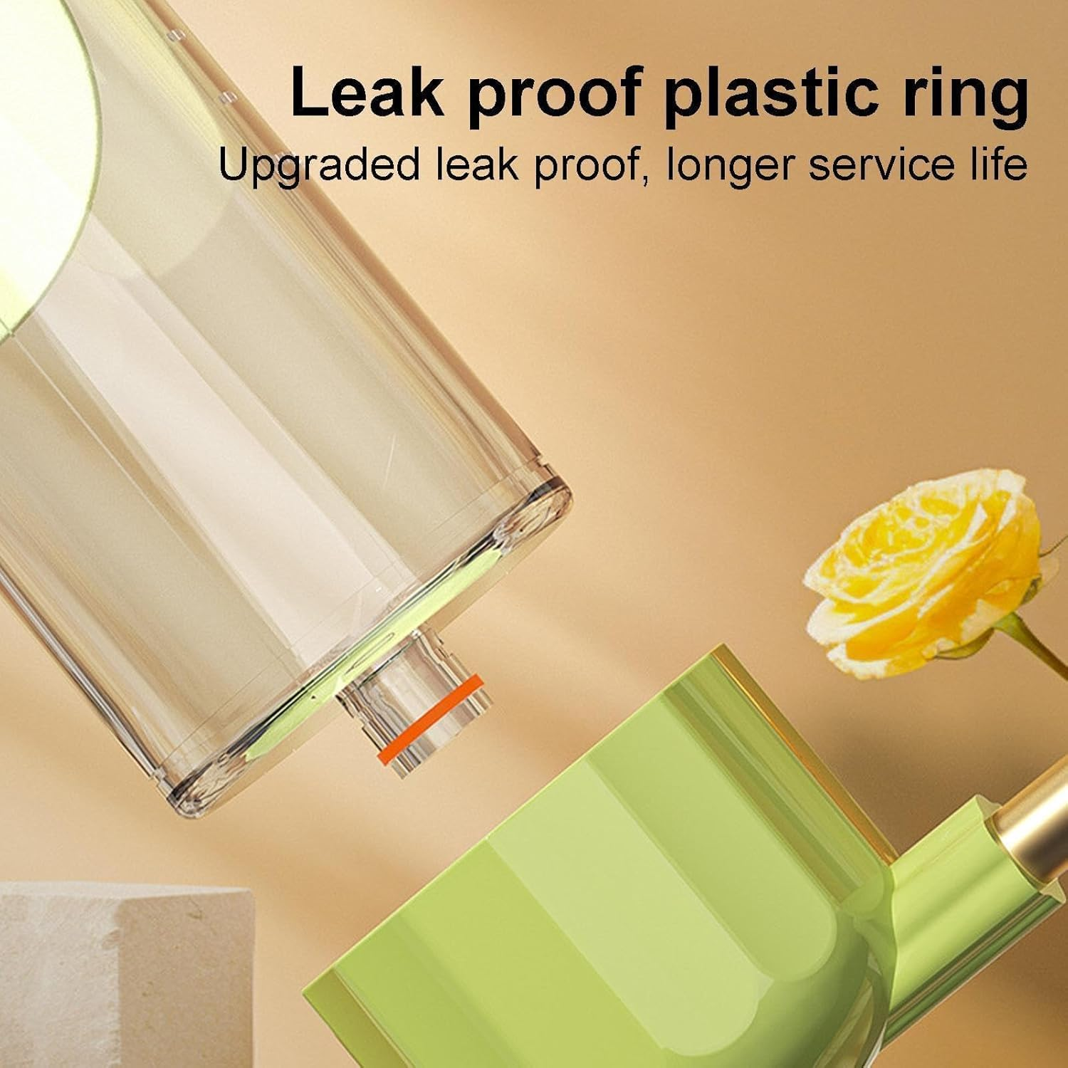 Water Bottle Bird Drinker Pet Bird Water Feeder Transparent Automatic Cockatiel Parakeet Water Dispenser Firing Pin Design (Green, 200Ml)