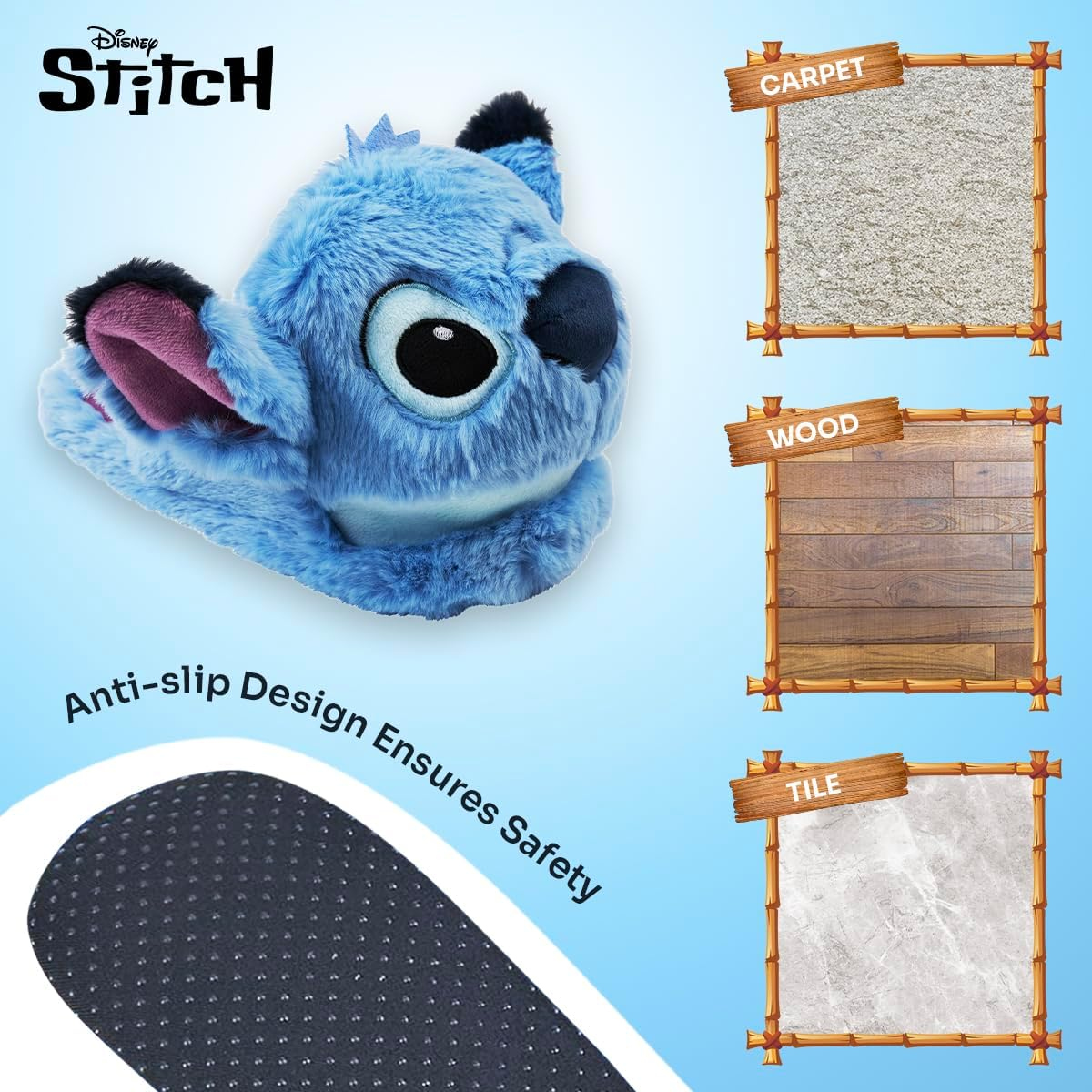 Disney Women'S Comfortable Slippers in Sizes 34-41 Suitable for Teenagers Girls Guest Slippers Winter image number 4