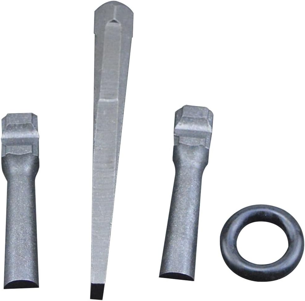 (6) - QWORK Stone Splitter 1.4Cm Heavy Duty Wedge and Feather Shims for Concrete Marble Granite Rock image number 4