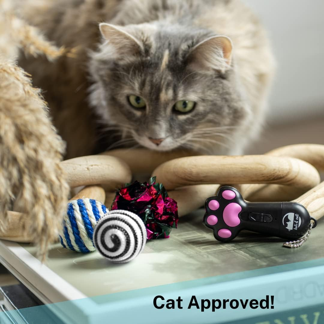 Luli & Cat Usb-Rechargeable Laser Toy | Multi-Function Interactive Pointer | Cat Toy Gift Set image number 1