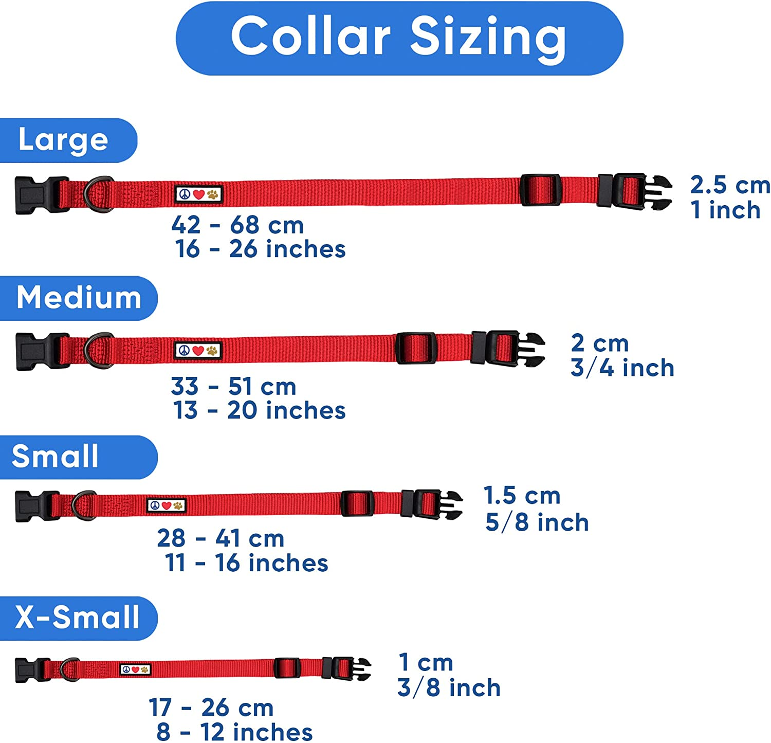 Pawtitas Pet Soft Adjustable Solid Color Nylon Puppy/Dog Collar Personalized Customizable Dog Collar Embroidered Customize W Pet Name & Phone Number X-Small Teal/Pink/Purple image number 4