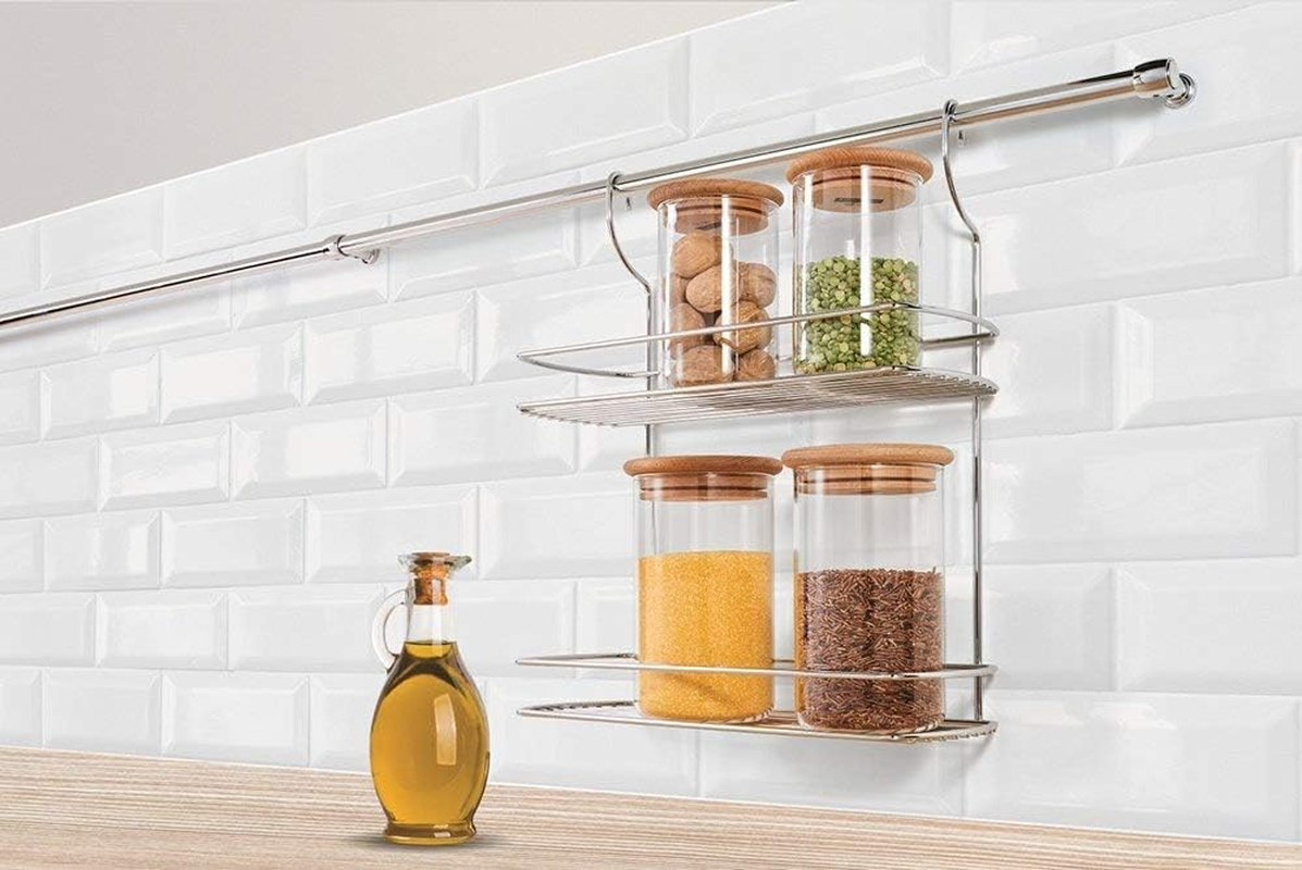 Metaltex 2 Tier Chromed Shelf, Large image number 3