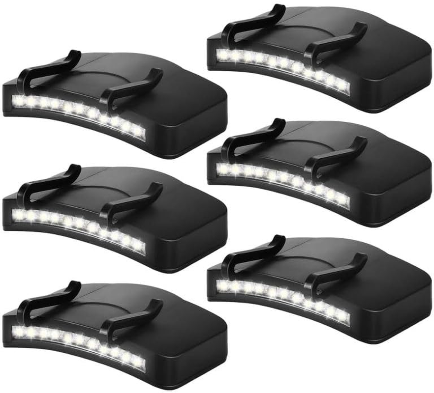 Pocketman 11 LED Clip on Cap Light Hat Light Battery Operated Light for Fishing Camping Running for Cycling Hiking and Other Outdoor Activities (6) image number 5