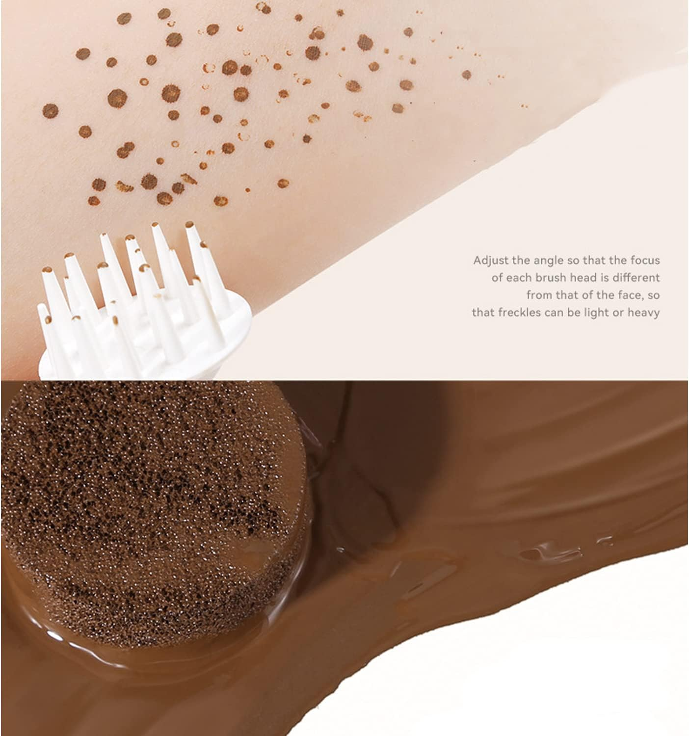 Freckle Pencil Sweatproof Waterproof Long Lasting Small Freckle Stamp Airbrush Foundation Spot - Dark Colors image number 3