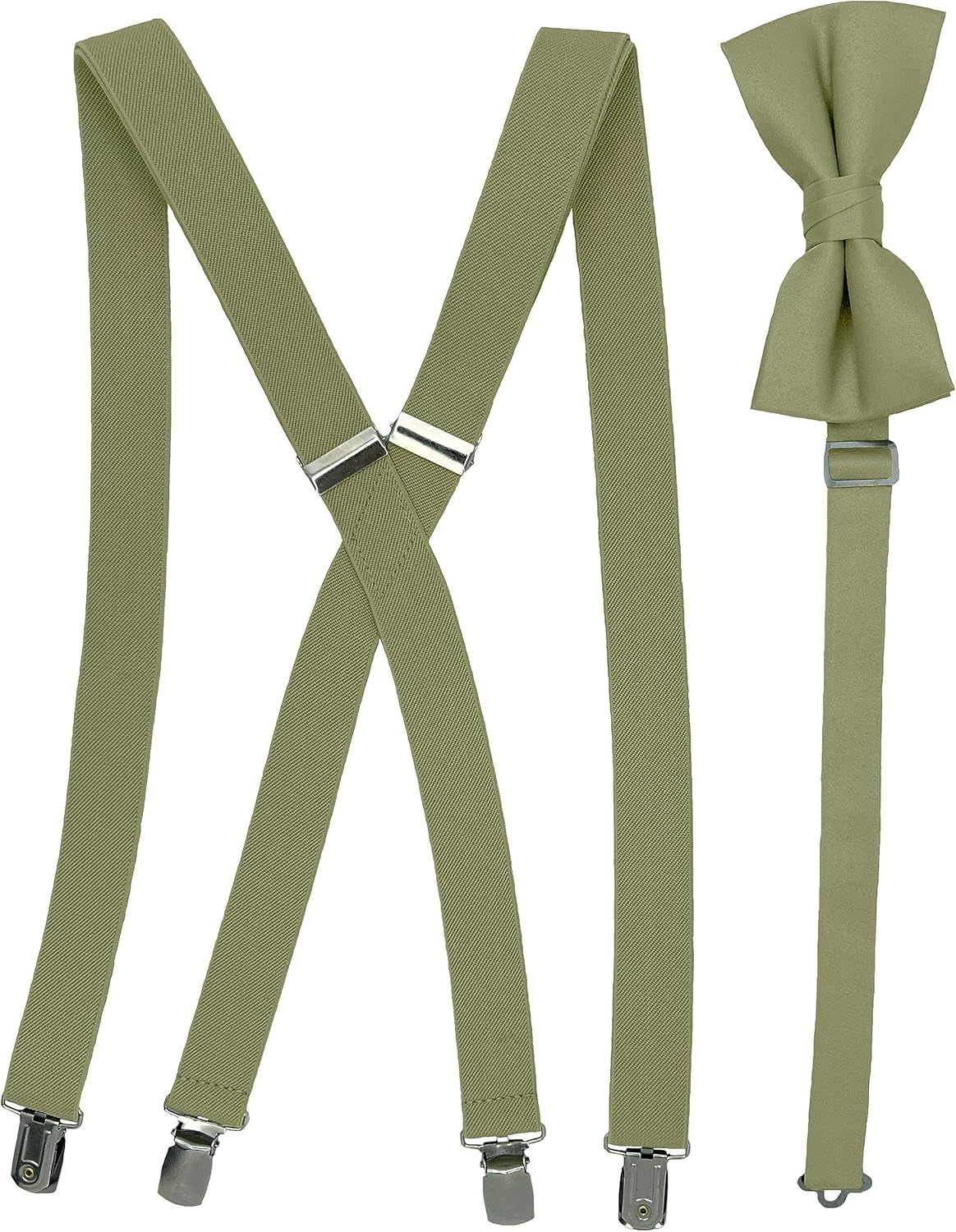 Spencer J'S Men'S X Back Suspenders & Bowtie Set Variety of Colors image number 5