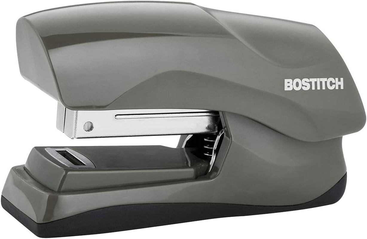 Bostitch Office Heavy Duty 40 Sheet Stapler, Small Stapler Size, Fits into the Palm of Your Hand; Gray