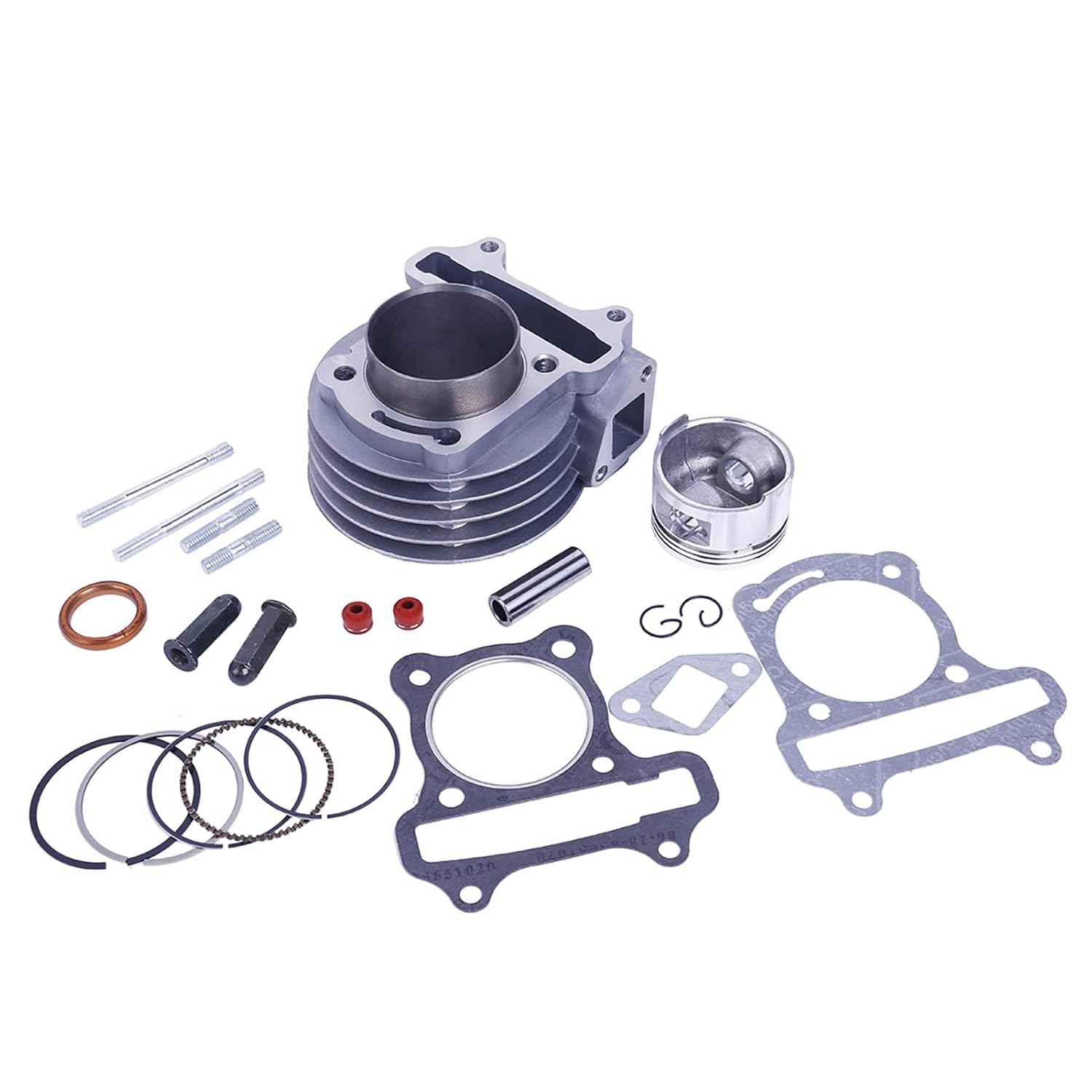 Glixal ATMT1-008 Performance Big Bore Cylinder Kit GY6 80Cc 47Mm for 139QMB ATV Scooter Moped Go Kart image number 1