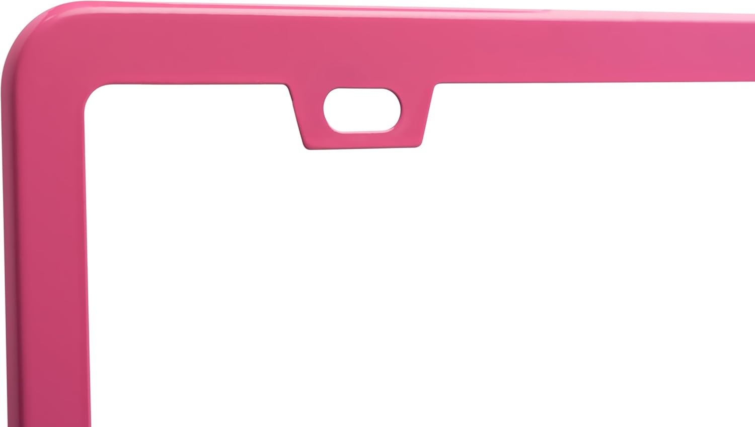 Plate Jade 2 Pack Premium Matte License Plate Frame, Solid Rust-Proof Aluminum Holder with 2 Holes, Universal Car Frame for Women and Man, Including Screws (Matte Pink) - Red image number 6
