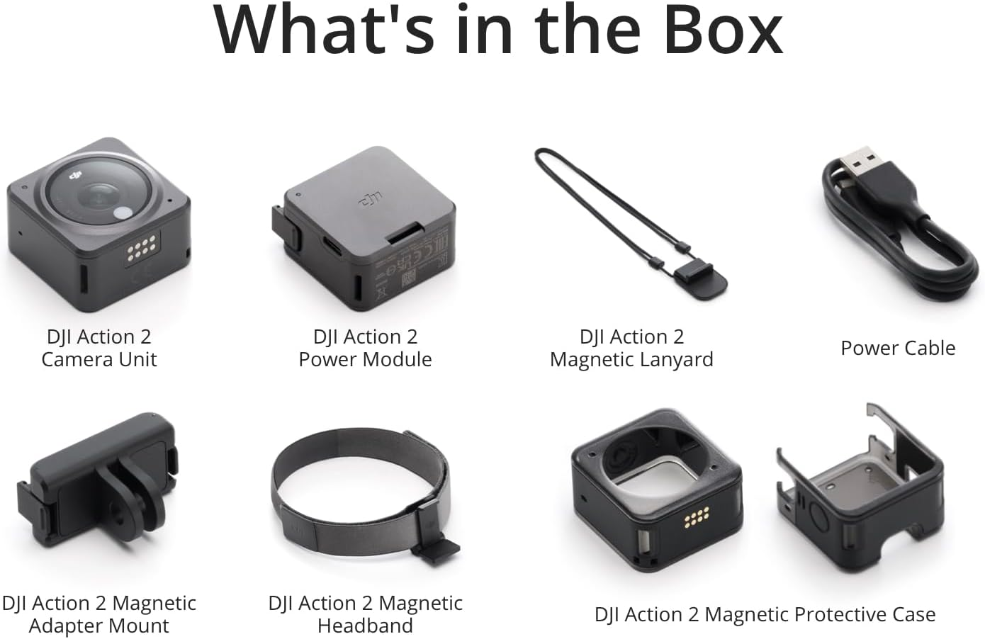 DJI Action 2 Power Combo (128G) & Magnetic Protective Case - 4K Action Camera with Extended Battery Module, 155&deg; FOV, Long-Lasting, Stabilization Technology, Waterproof Camera for Vlogs, Travel image number 6