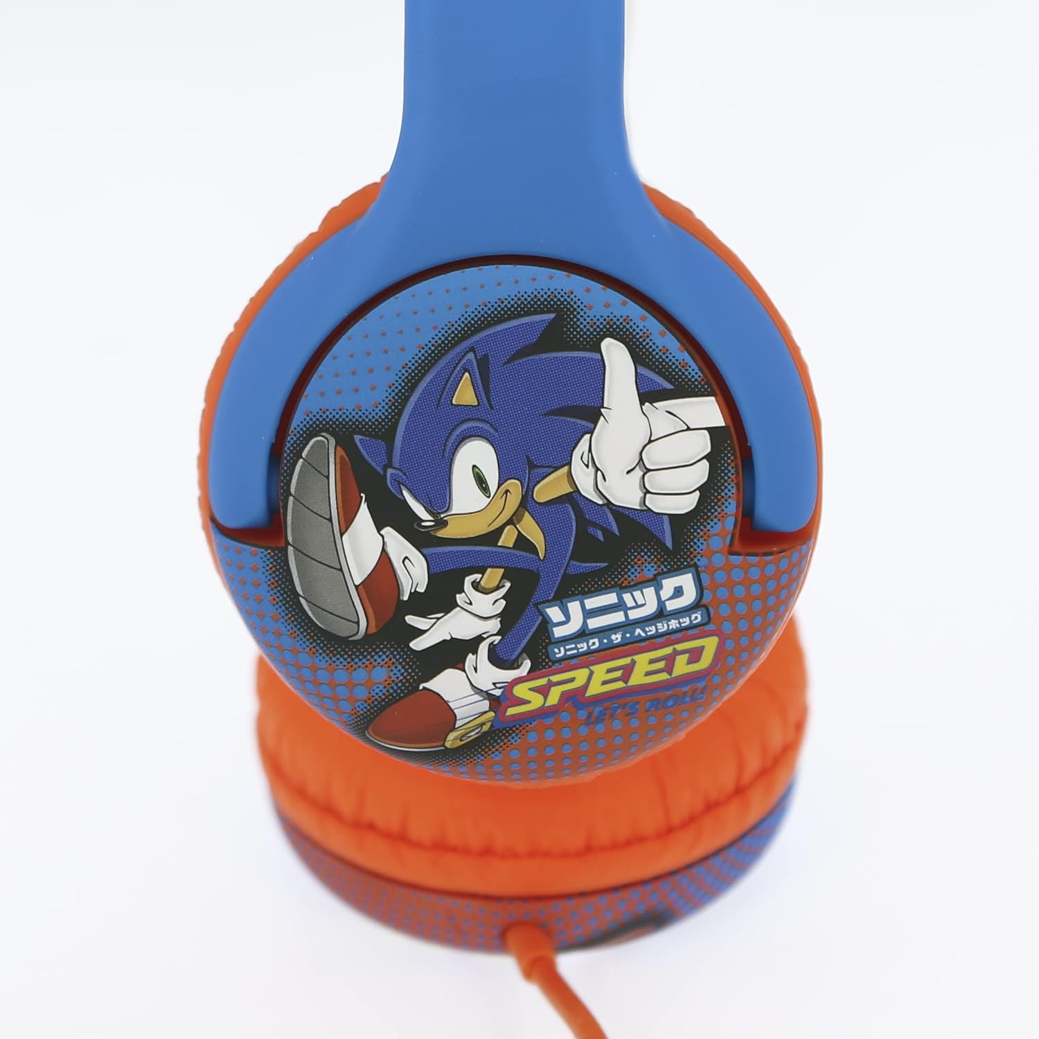 OTL Technologies SH0911 Kids Wired Headphones - Sonic the Hedgehog Kids Blue image number 3