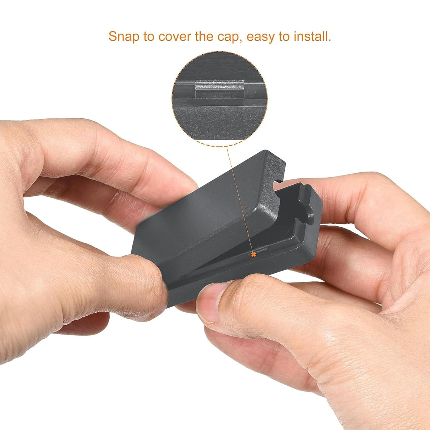 Hunken 4 Pcs Junction Box, Small Waterproof ABS Electrical Box for Electronic Projects, Hobby Use, 55 X 35 X 15 MM, Black image number 5