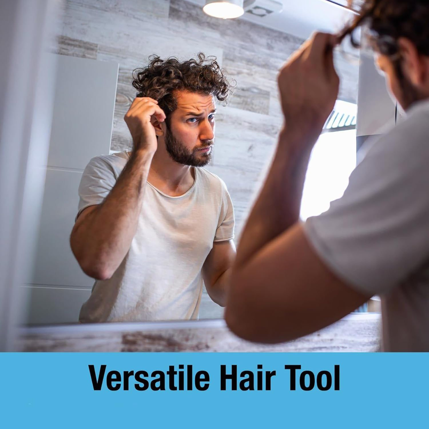 Beard and Hair Ultra Wide Derma Roller (1Pack) by Tilcare - Sterile 1200 Grade a Titanium Microneedles Titanium Derma Roller 0.25Mm image number 3