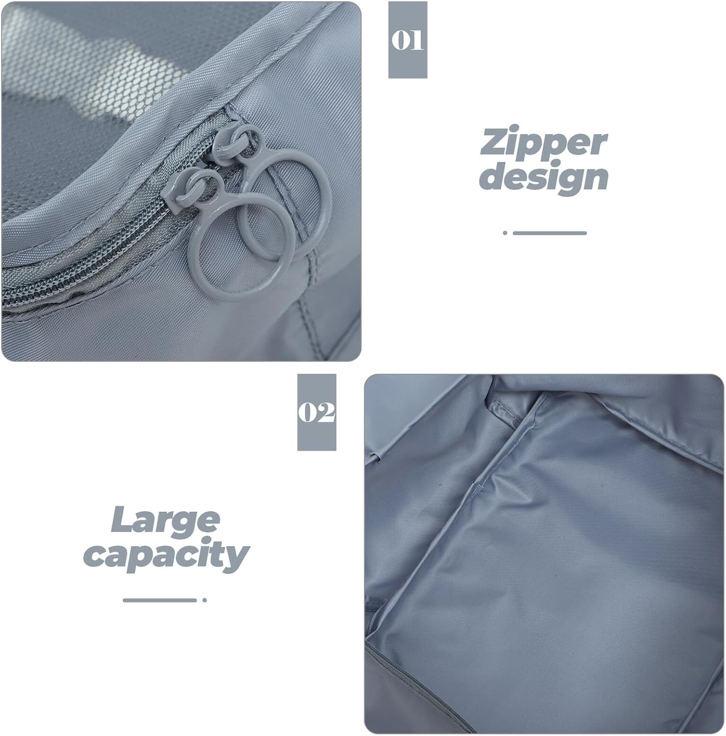 Ipetboom 7Pcs Packing Cubes Travel Essentials for Suitcases Luggage Organizer Bags Travel Storage Bag image number 6