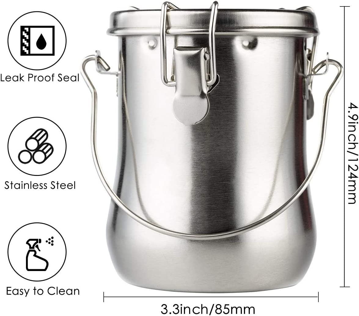 MYARTOOL Paint Brush Washer, Portable Leak-Proof Brush Cleaner with Lid and Filter Screen, 4-3/4" Tall X 3-1/2" Dia.