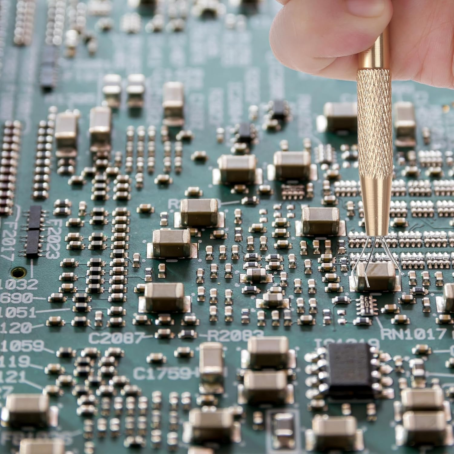 4 Pieces 4 Prongs Jeweler'S Pick up Tool, Stainless Steel Septum Ball Screw Tool 4-Claw Piercing Ball Grabber Pick up Tool for IC Chip Electronic Components Nails Clamping Small Jewelry Parts Objects image number 5