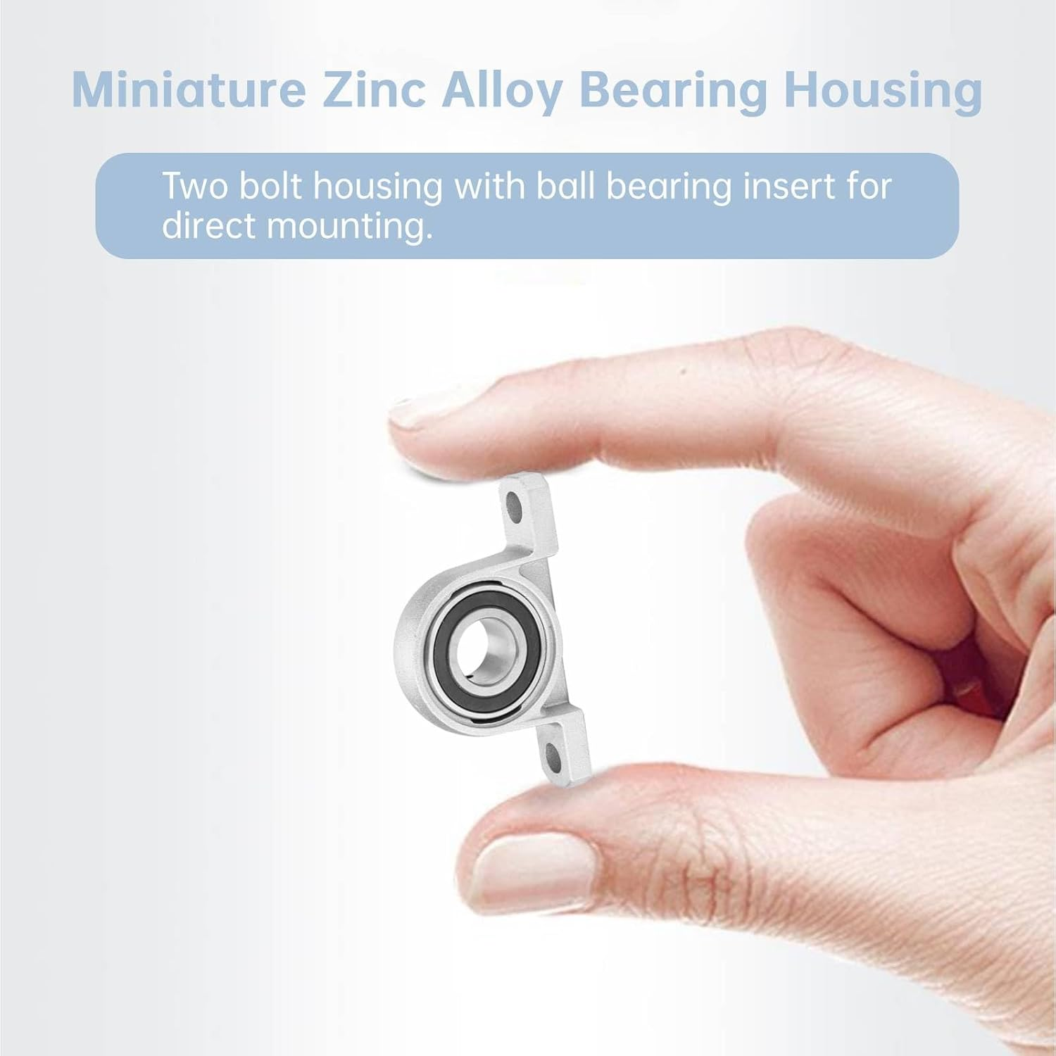 Zinc Alloy Seated Bearing, KP004 Pillow Block Bearings, Ball Block Bearing Bousing for Automotive and Industrial Applications (Inner Diameter 20Mm) image number 4